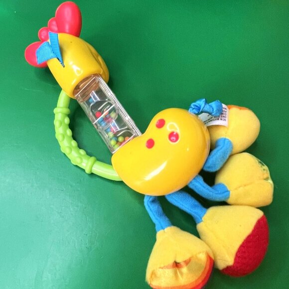 Fisher Price Plush Rattle Toy & Hello Baby Soft Fabric Book Lot Sensory Set - Picture 11 of 14